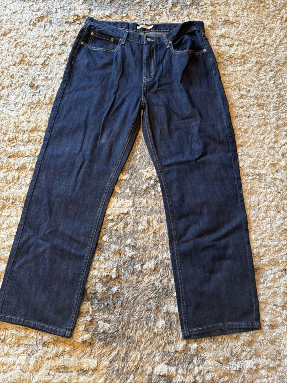LEVI'S Low Pro Straight Leg Jeans Dark Wash Men’s 33x30